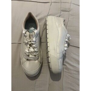 Dr. Scholl's Time Off  Ribbon Lace Up Shimmer Sneaker Sz 10 NEW
